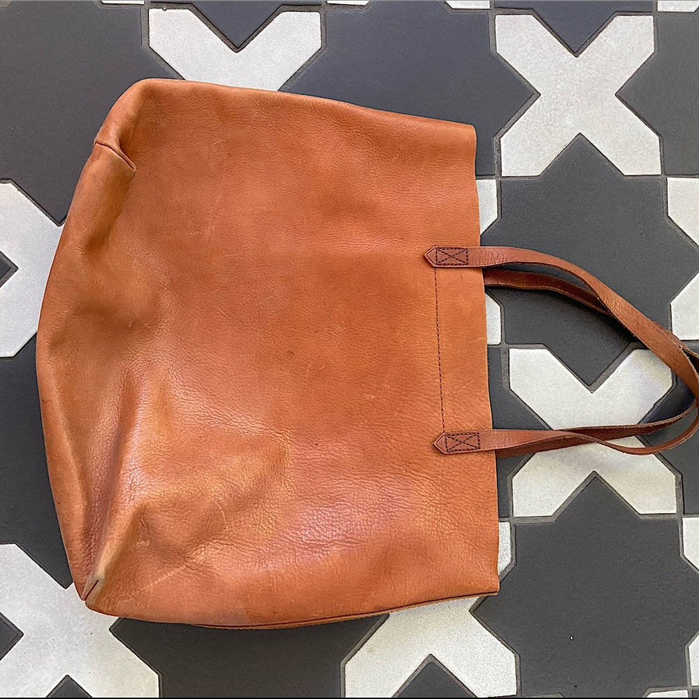 Madewell Leather Tote - brown